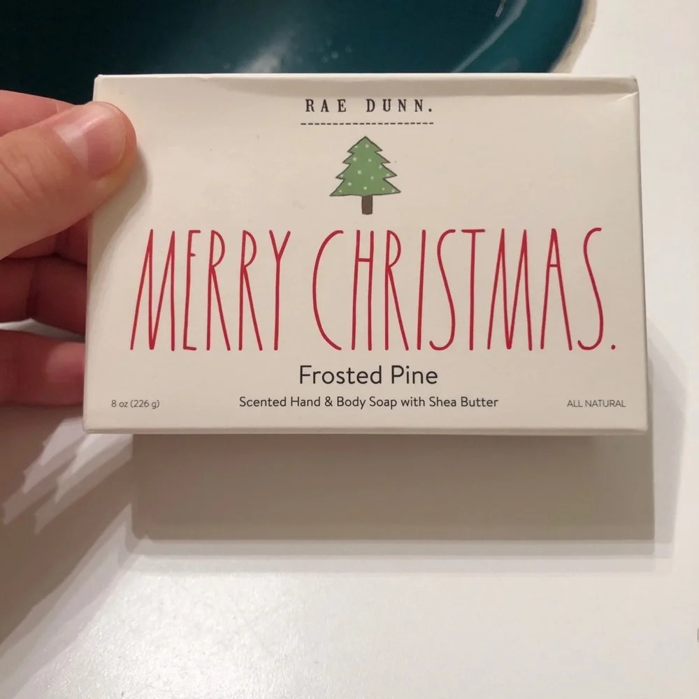 NIB RAE DUNN CHRISTMAS BAR SOAP